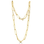 9ct Yellow Gold Paperchain Necklace — 18"/45cm