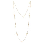 9ct Yellow Gold Polished Infinity Necklace — 32"/81cm