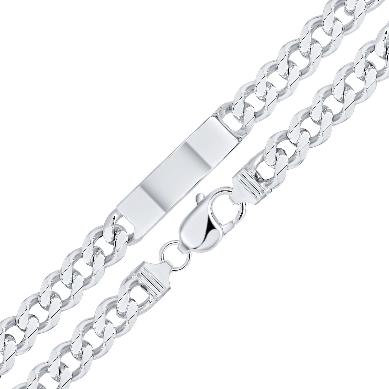 Sterling Silver 13mm ID Bracelet — 47x12mm