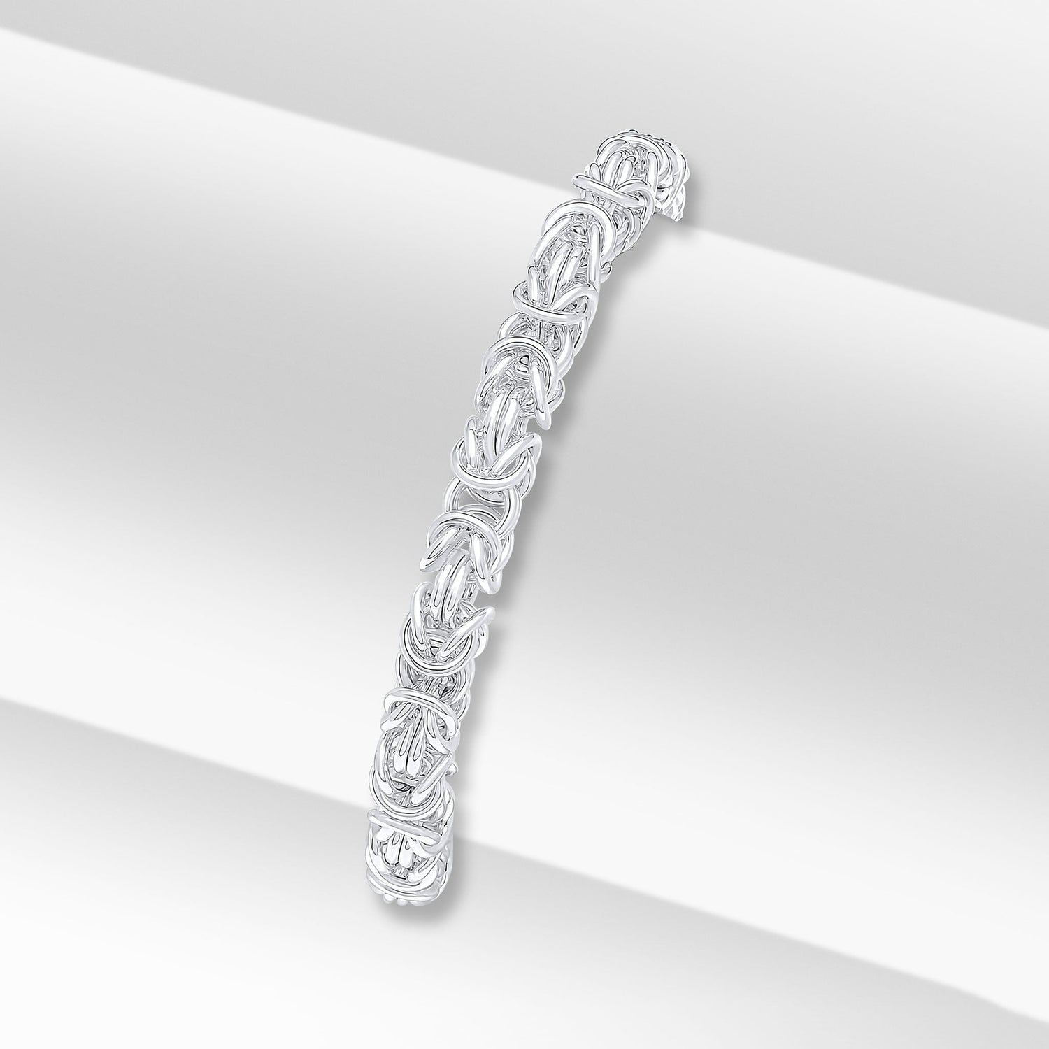 Sterling Silver 5mm Byzantine Bracelet