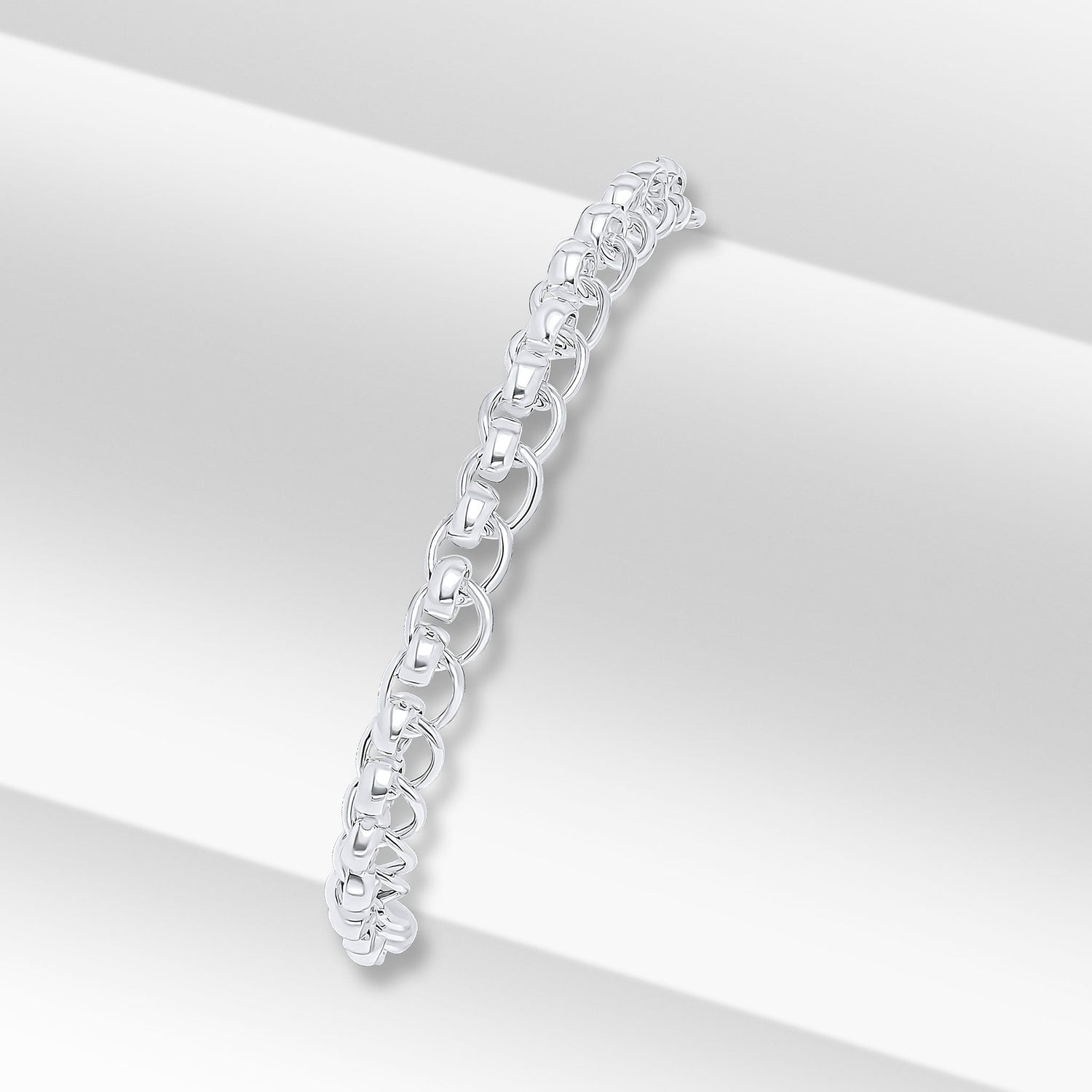 Silver Handmade 6.7mm Rollerball Chain