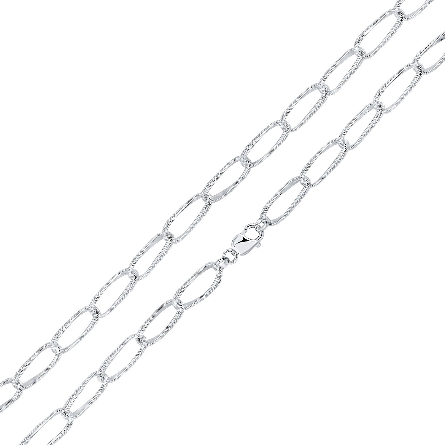 Sterling Silver Handmade Solid 10mm Loose Curb Bracelet