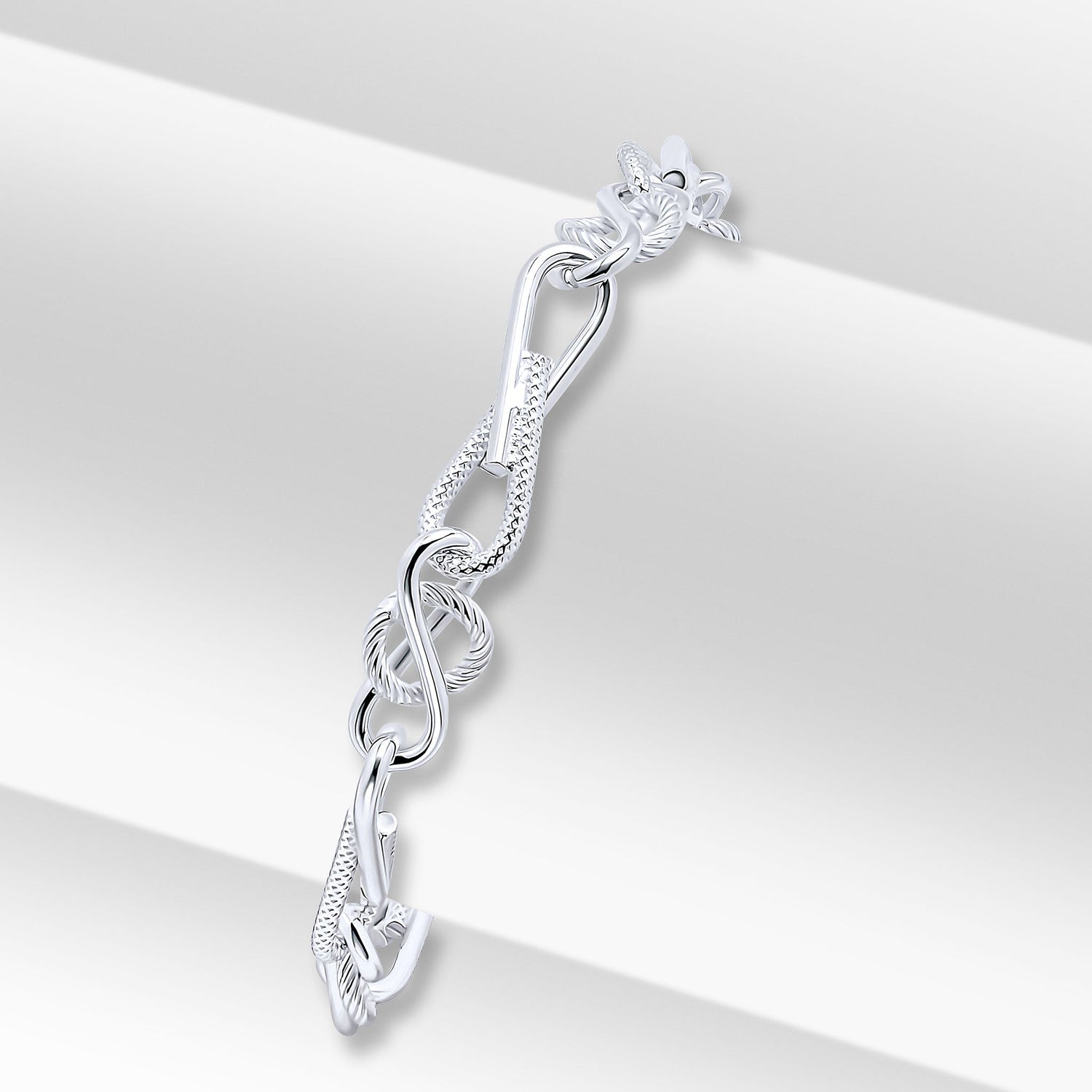 Silver 9mm Handmade Celtic Twist Chain
