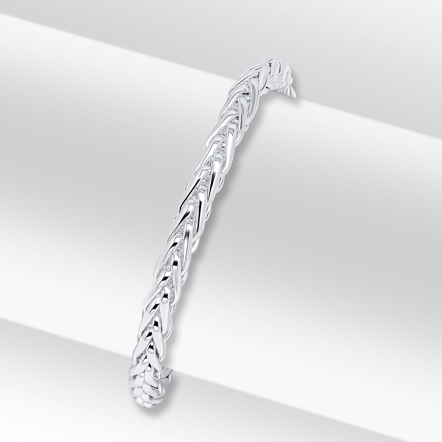 Sterling Silver 4.9mm Spiga Bracelet