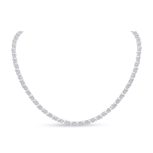 Sterling Silver Handmade Solid 5mm Byzantine Necklace with Accent Rings