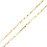 9ct Yellow Gold Handmade 4mm Paperchain Bracelet — 7.5"/19cm