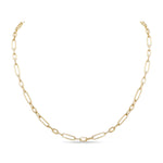 9ct Yellow Gold Handmade 4mm Paperchain Bracelet — 7.5"/19cm