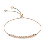 9ct Rose Gold Diamond Cut Bead Slider Bracelet