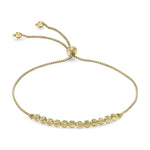 9ct Yellow Gold Diamond Cut Bead Slider Bracelet
