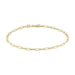 9ct Yellow Gold Paperchain Bracelet — 2.3mm