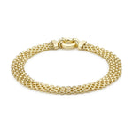 9ct Yellow Gold Bismark Bracelet — 7mm