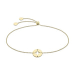 9ct Yellow Gold Compass Slider Bracelet