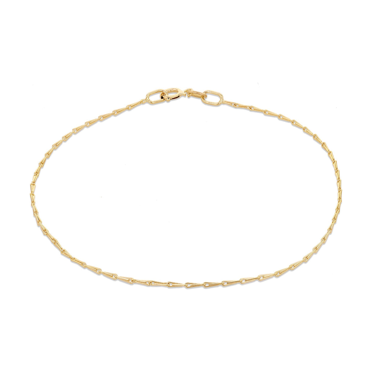 9ct Yellow Gold Fine Wheat Chain Bracelet — 1mm