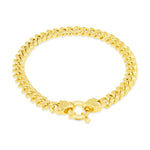 9ct Yellow Gold Heavyweight Cuban Link Bracelet — 6mm