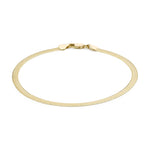 9ct Yellow Gold Herringbone Bracelet — 5mm