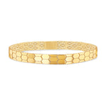 9ct Yellow Gold Honeycomb Link Bracelet
