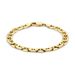 9ct Yellow Gold Mariner Link Bracelet — 7mm
