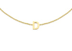 9ct Yellow Gold Mini Initial D Adjustable Bracelet — detail