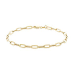 9ct Yellow Gold Paperchain Bracelet — 3.5mm