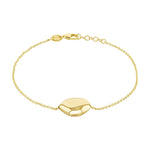 9ct Yellow Gold Pebble Bracelet
