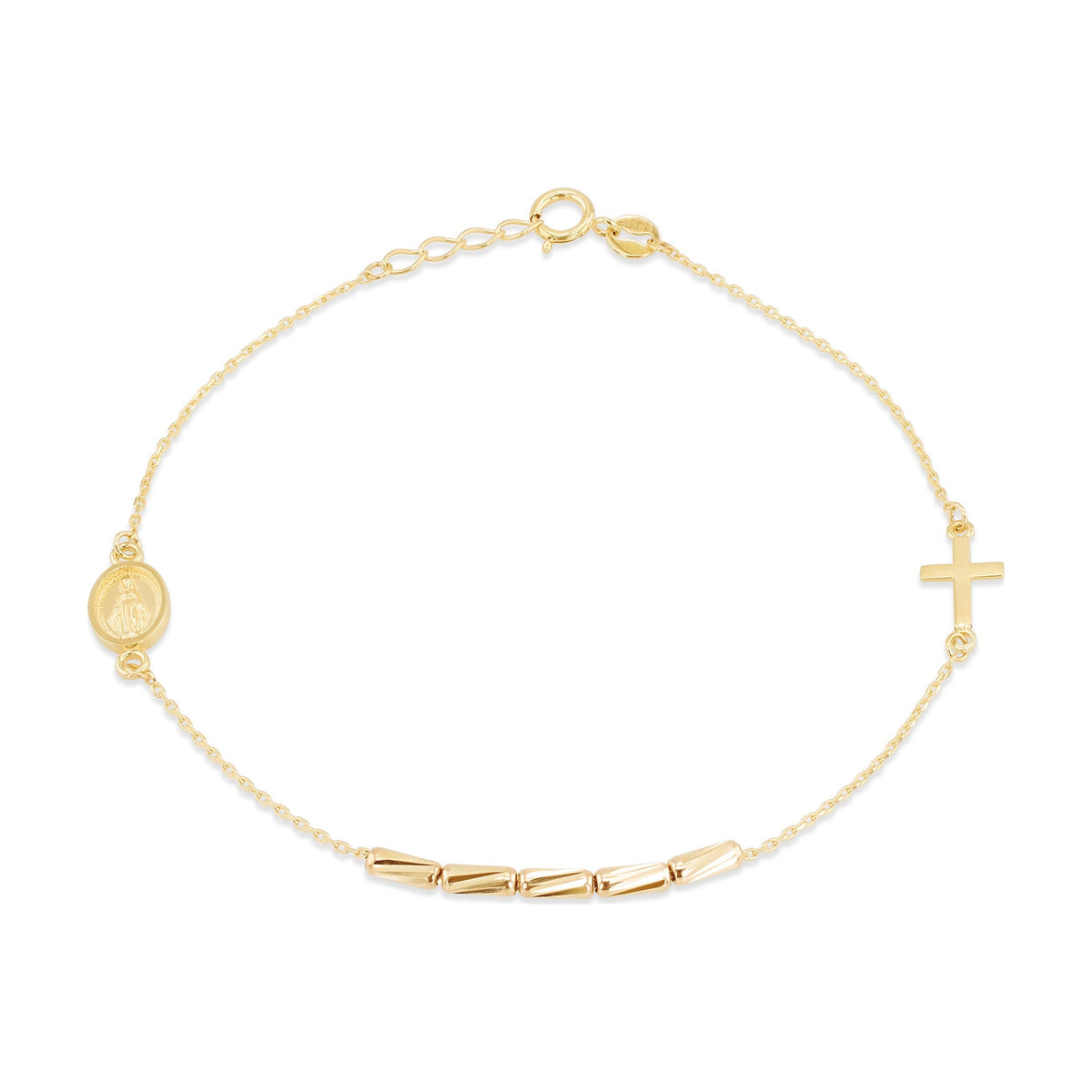 9ct Yellow Gold Rosary Bracelet