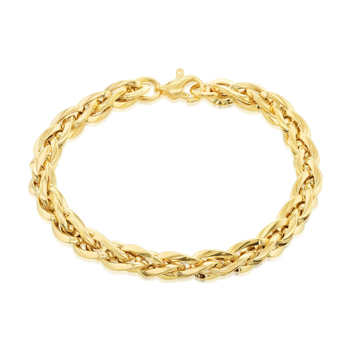 9ct Yellow Gold Woven Link Bracelet