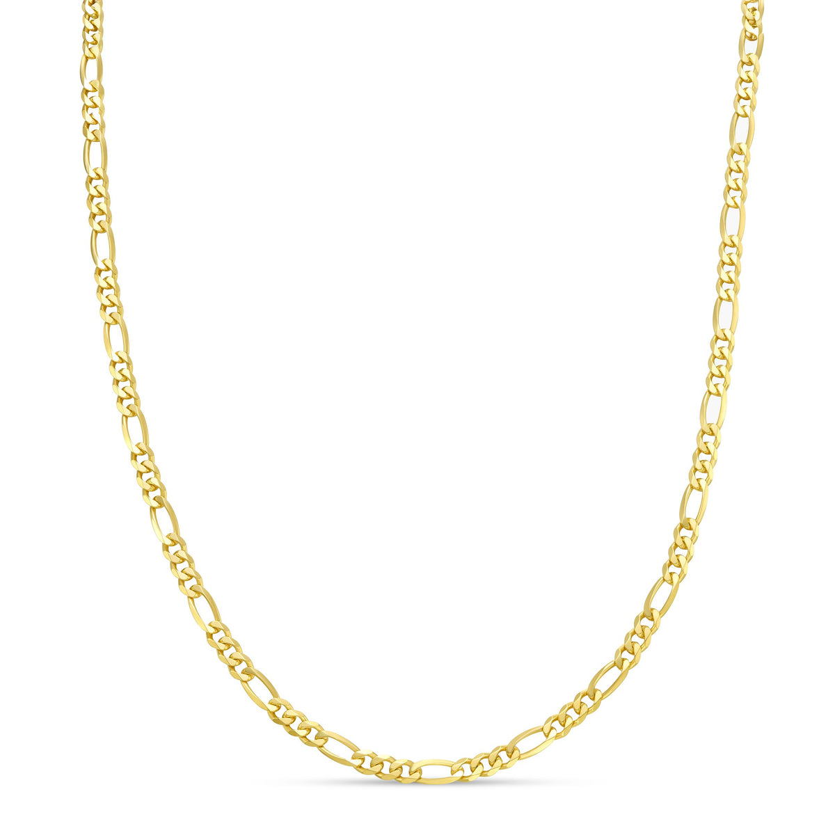 9ct Yellow Gold 3.8mm Figaro Chain