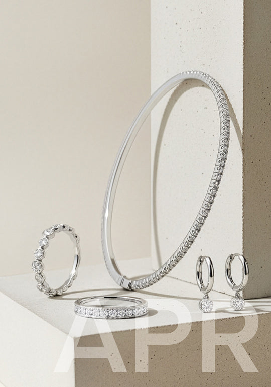 DIAMOND + CUBIC ZIRCONIA