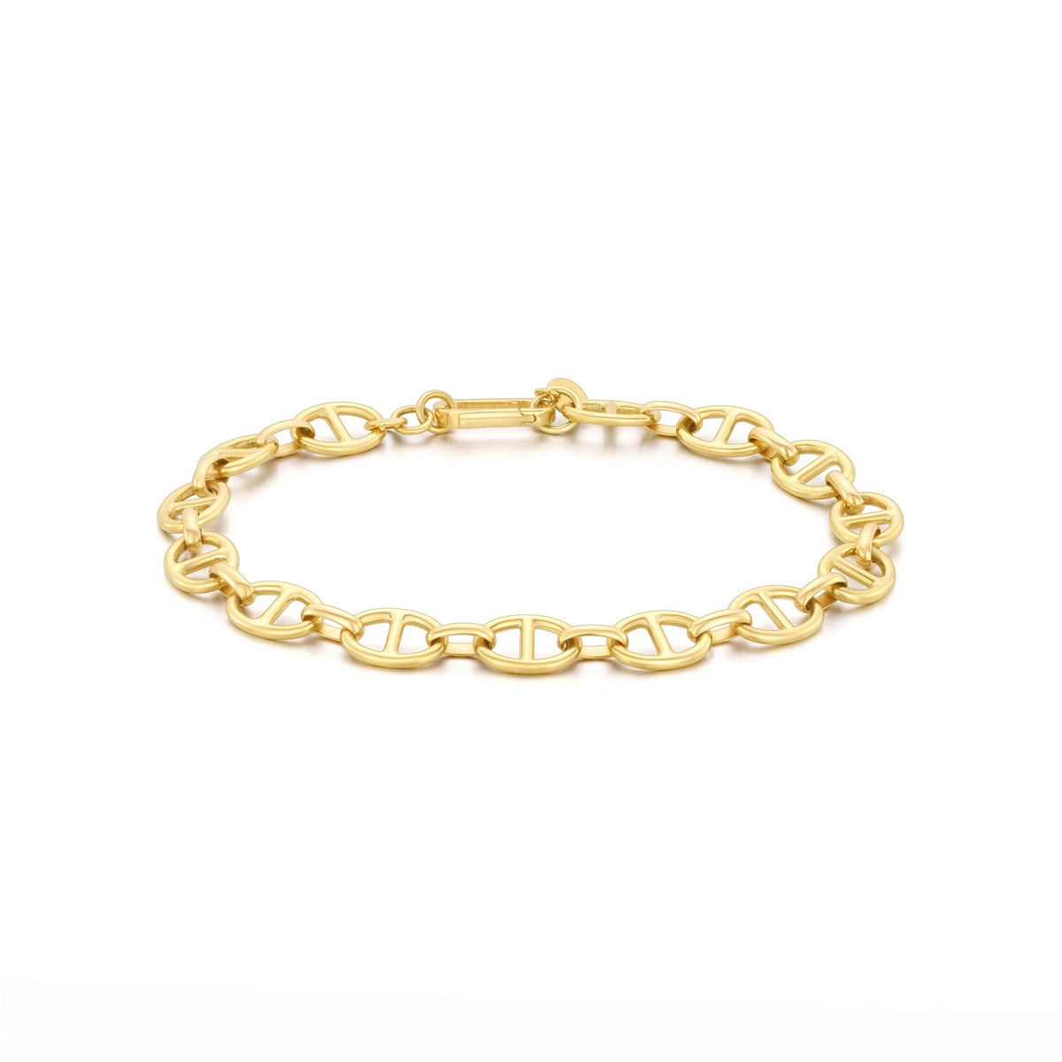 9ct Yellow Gold Anchor Link Bracelet