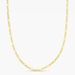 9ct Yellow Gold 3.6mm Figaro Chain