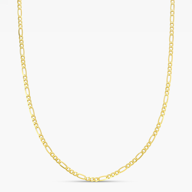 9ct Yellow Gold 3.6mm Figaro Chain