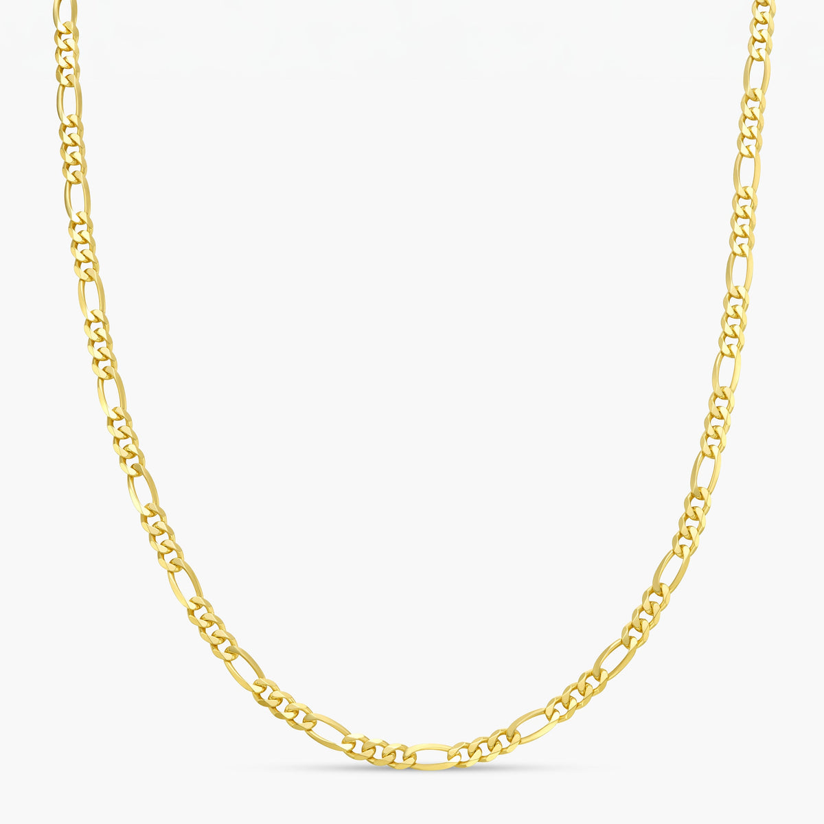 9ct Yellow Gold 3.8mm Figaro Chain