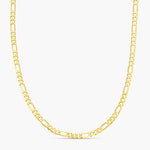 9ct Yellow Gold 4.7mm Figaro Chain