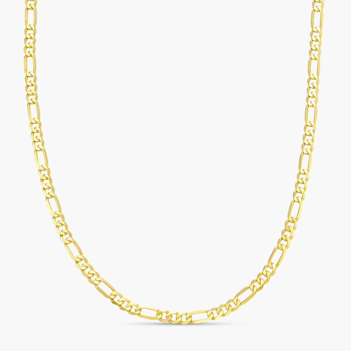 9ct Yellow Gold 4.7mm Figaro Chain