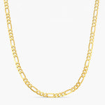 9ct Yellow Gold 5.5mm Figaro Chain