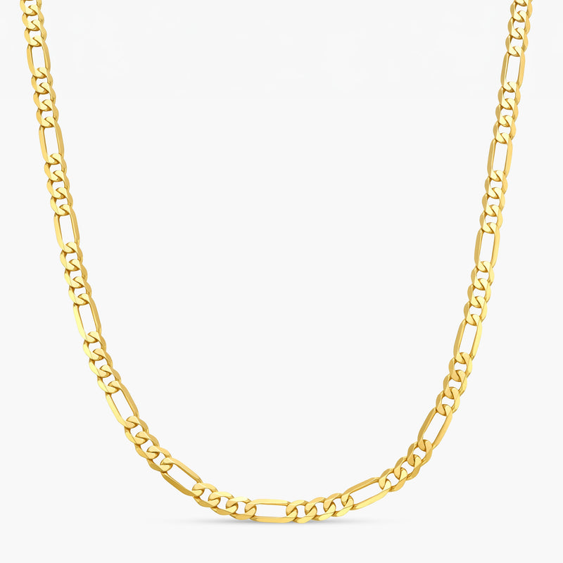 9ct Yellow Gold 5.5mm Figaro Chain