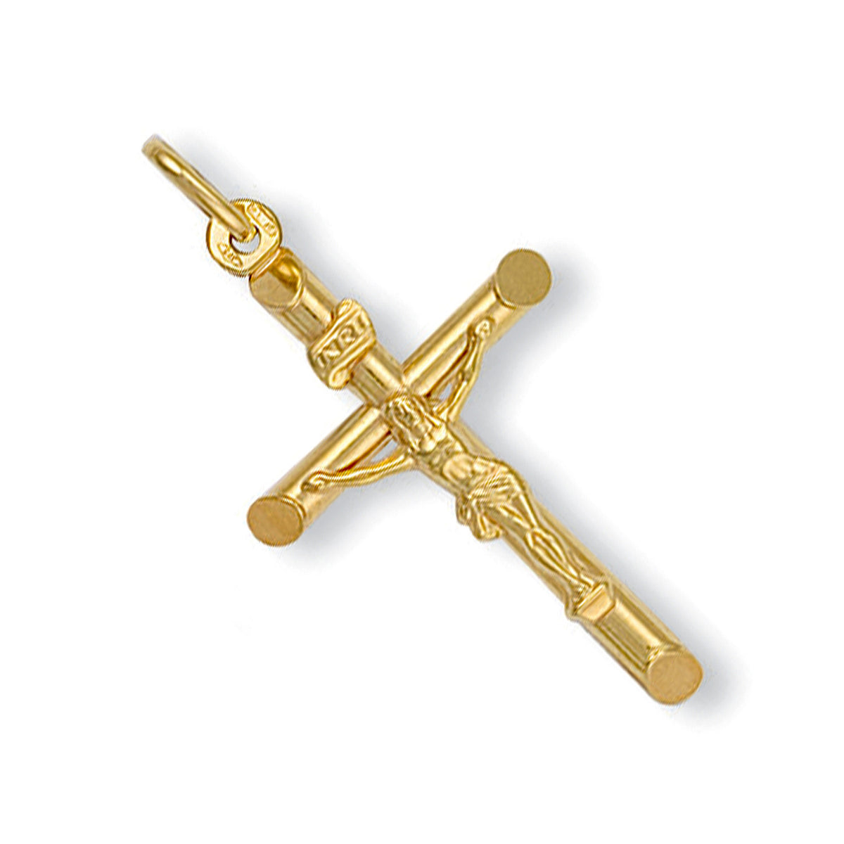 9ct Yellow Gold Crucifix Pendant