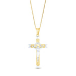 9ct Yellow Gold Large Crucifix Pendant