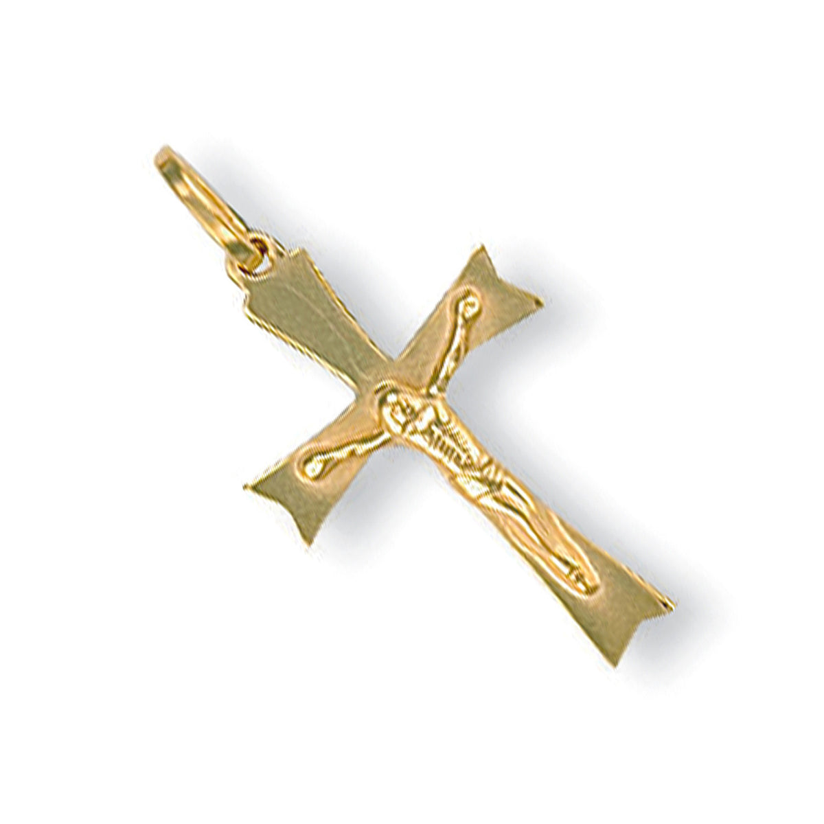 9ct Yellow Gold Crucifix Pendant