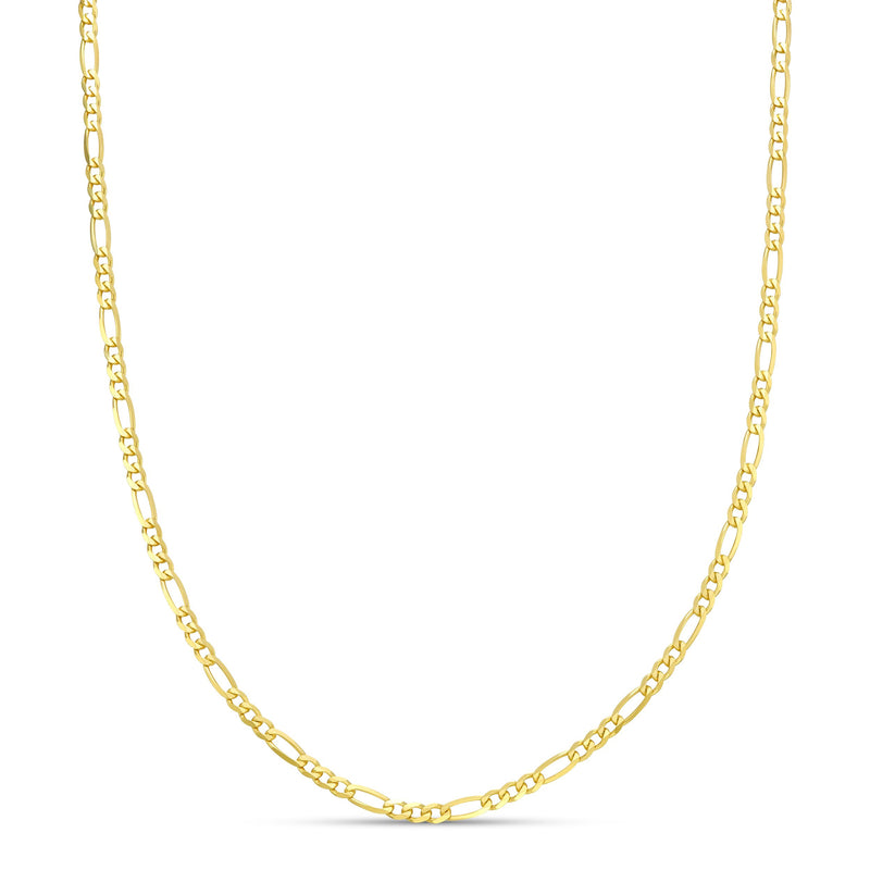 9ct Yellow Gold 3.6mm Figaro Chain