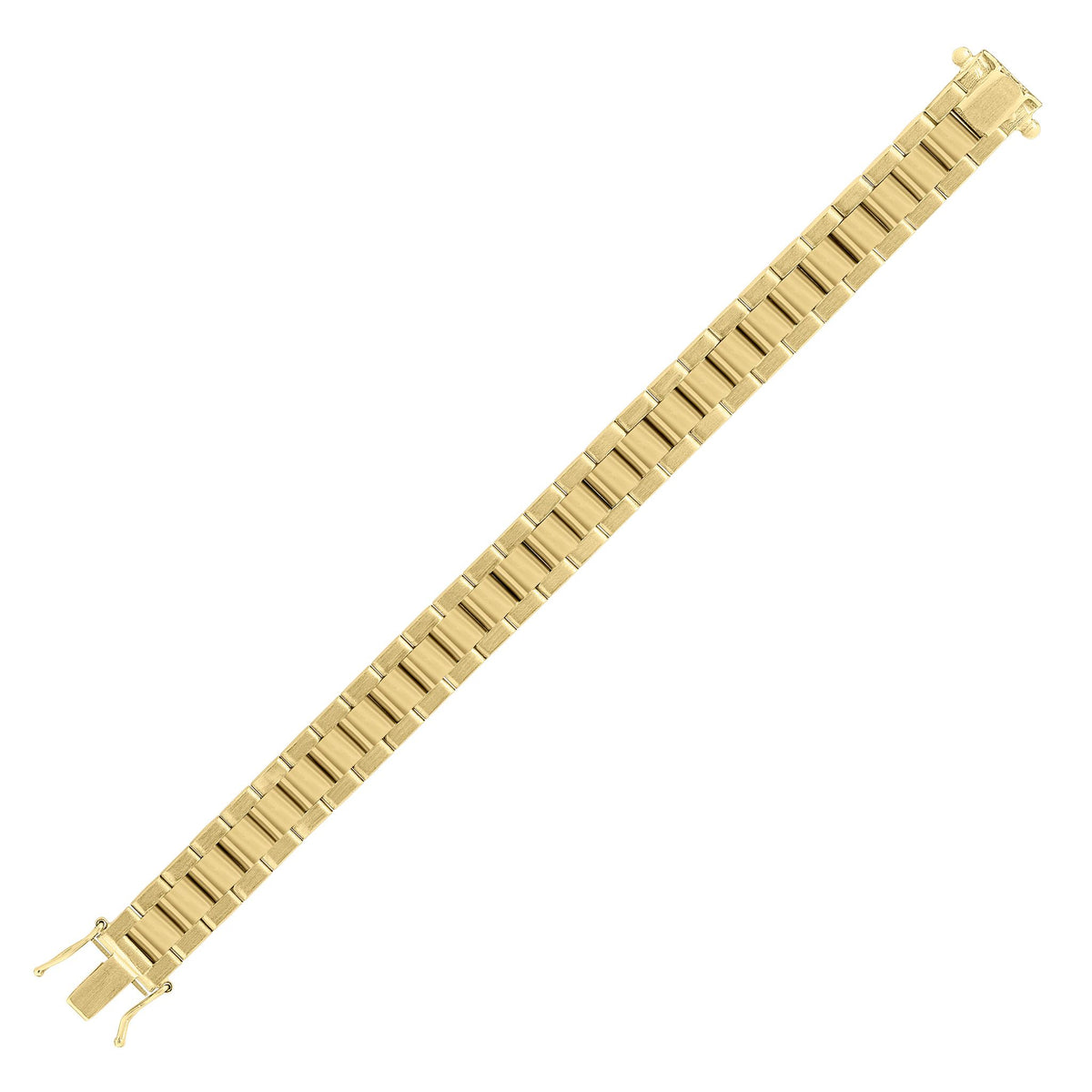 9ct Yellow Gold Interlocking Fancy Link Bracelet