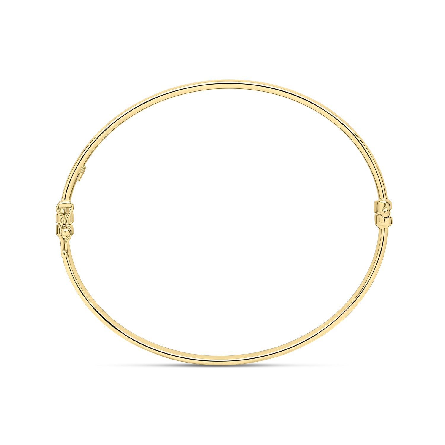 9ct Yellow Gold Polished Hinged Bangle