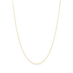 18ct Yellow Gold 1.4mm Curb Chain Necklace