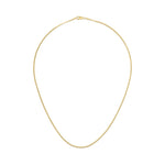 18ct Yellow Gold 1.7mm Curb Chain Necklace