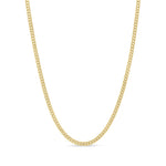 9ct Yellow Gold 5.4mm Hollow Domed Curb Chain