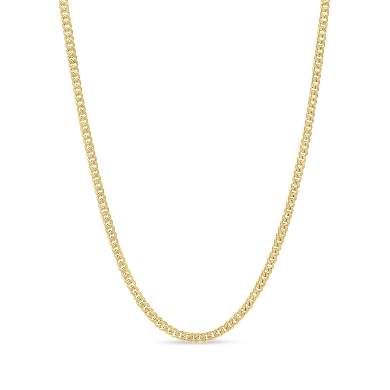 9ct Yellow Gold 5.4mm Hollow Domed Curb Chain