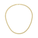 9ct Yellow Gold 5.4mm Hollow Domed Curb Chain