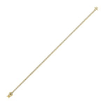 18ct Yellow Gold Natural Diamond Tennis Bracelet — 2.00ct