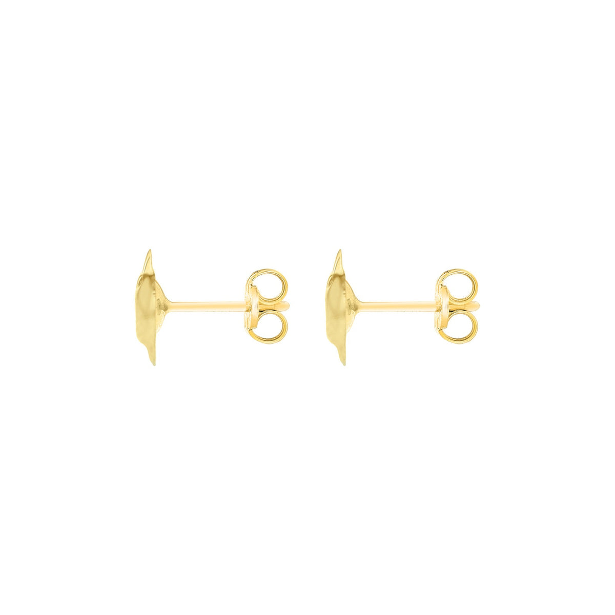 9ct Yellow Gold Dolphin Stud Earrings