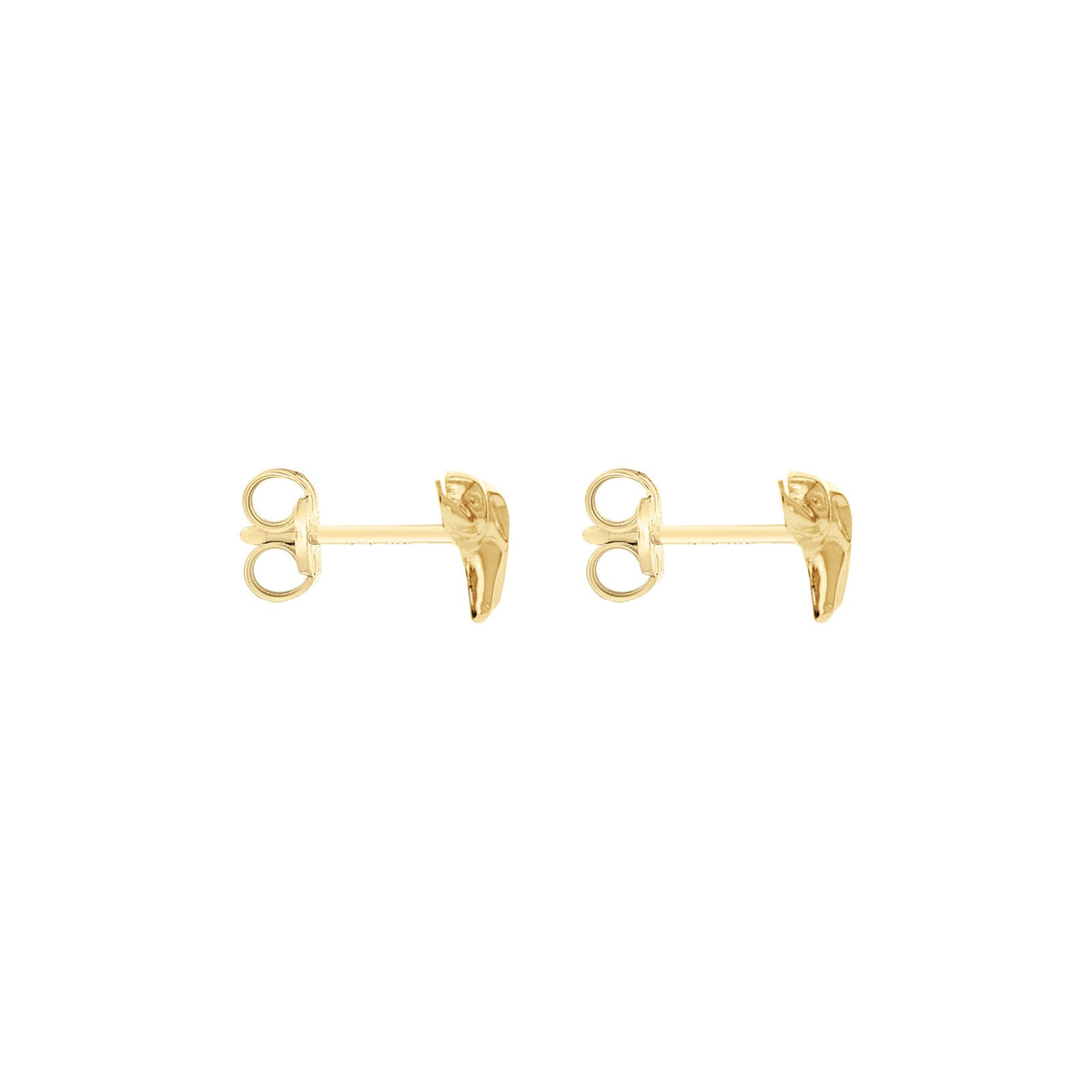 9ct Yellow Gold Elephant Stud Earrings